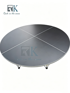 Wholesale Customized <b>Stage</b> Easy installation <b>Stage</b> <b>Platform</b> Black Aluminum Alloy Outdoor Event Wedding <b>Stage</b> - Product Image 1