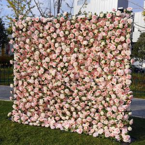Deslumbrante Pared de Flores Artificiales 3D con Vegetación, Decoración para Cabina de Fotos en Bodas y Fiestas - Product Image 4