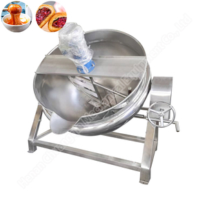 Steam Gas Heating Jacketed Kettle Small Electric Steam Jacketed Cooking Kettle Electric Steam Jacketed Cooking Kettle - Product Image 3