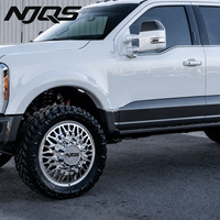 Jantes forgées NJQS personnalisées 22 24 26 pouces 6x139.7 8x6.5 8x170 8x180 10x225 Polies pour camions tout-terrain Ford F150 Chevrolet GMC