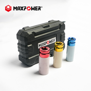 Maxpower metric/SAE 3 cái màu 1/2 "Ổ ĐĨA 6 điểm bảo vệ bánh xe tác động sâu ổ cắm Bộ - Product Image 2