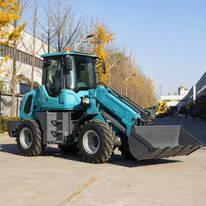 Mini-chargeuse sur pneus de 2,5 tonnes avec moteur Kubota, chargeuse frontale et attache rapide pour travaux agricoles et de construction - Product Image 2
