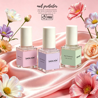 SAGALAGA Vernis Réparateur pour Ongles Soin Naturel des Ongles Calcium Pantothenate Renforce les Ongles Doux, Faibles et qui se décolorent