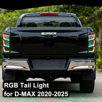 Feux arrière RGB en gros pour D-Max 2021-2025, contrôle par application, Plug and Play, 1 paire de lampes arrière
