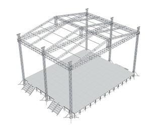 Cerchas de Aluminio Reforzadas de Alta Calidad, Cerchas Portantes para Eventos, Solución de Ingeniería Profesional Personalizada Según lo Necesario - Product Image 5