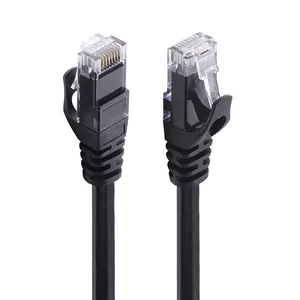 شبكة Stp زاوية الحق الذكور إلى الذكور Cat5E شبكة كابل Cat6 إيثرنت 90 درجة Rj45 كابل شبكة محلية البصرية الألياف في الهواء الطلق حبل انخفاض