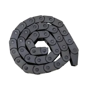 1015 and1825 Black Plastic Flexible Drag Chain Cable Wire Carrier for CNC Router Mill, 3D Printer and CNC Machines