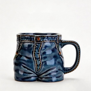 Taza de Café de Cerámica con <span class=keywords><strong>Diseño</strong></span> de Jeans de Mezclilla Creativos MSH de 400 ml <span class=keywords><strong>para</strong></span> Regalo <span class=keywords><strong>del</strong></span> Día <span class=keywords><strong>del</strong></span> <span class=keywords><strong>Padre</strong></span> - Product Image 3