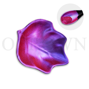 Màu Tím sáng màu đỏ thay đổi Duochrome mắt mỹ phẩm sắc tố long lanh Tắc Kè Hoa Nail ngâm bột - Product Image 1