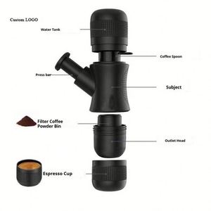 Cafetera Mini Moderna con Logotipo Personalizado, Máquina de Espresso Hecha a Mano para Actividades de Team Building - Product Image 6