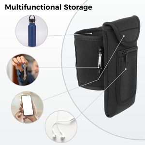 Porte-bouteilles magnétiques, sacs de sport, pochettes pour bouteilles d'eau, manchons pour gobelets avec poches accessoires pour téléphones, clés, cartes - Product Image 2