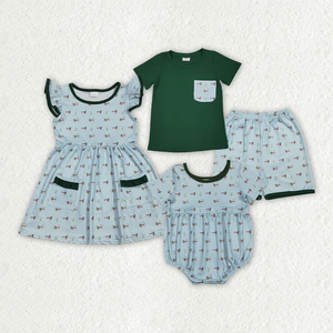 Conjunto de Ropa para Bebé Niño, Listo para Enviar, Camisa de Manga Corta y Pantalones Cortos Rojos a Cuadros - Product Image 5