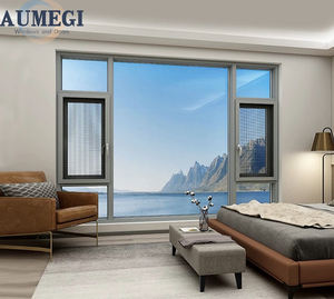 חנות aumegi דלת כניסה לאבטחה חלון מעטפת עץ חלון מעטפת עץ - Product Image 4