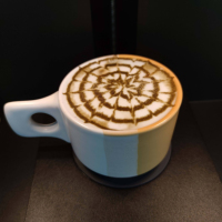 Impresora de Café Evebot EB Pro con Pantalla Táctil y Conexión Wifi, Impresora de Alimentos Automática para Latte Art, Ideal para Bodas y Fiestas