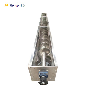 Voedselveilige roestvrijstalen schroefconveyermachine met diesel/elektrische motor & tandwiel voor fabrieksgebruik - lange levensduur - Product Image 2