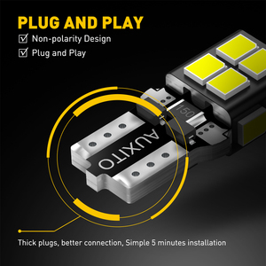 หลอดไฟ LED 194 ดวง 6000K สีขาว 168 2825 W5W T10 หลอดไฟภายในรถยนต์ สำหรับไฟโดม ไฟแผนที่ ไฟประตู ไฟส่องสว่างท้ายรถ จำนวน 10 ชิ้น - Product Image 4