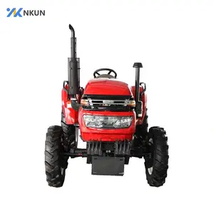 Nkun 최고 브랜드 트랙터 4X4 휠 4WD 40hp 50hp 60hp 70hp 90hp 100hp 4 기통 엔진 농장 정원 트랙터 (옵션 부품 포함)