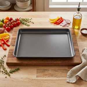 Plaque à pâtisserie de 6,75 po (17 cm) x 9,75 po (25 cm), revêtement antiadhésif de qualité supérieure pour un démoulage facile. Moule à pâtisserie pour la maison - Product Image 2