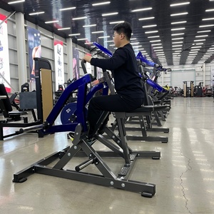 Macchina per il sollevamento pesi isometrico commerciale in acciaio di alta qualità con seduta e caratteristiche di sicurezza per schiena, petto e gambe - Product Image 3