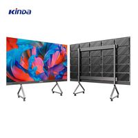 Écran LED mobile professionnel 2K 4K, affichage de conférence LED, mur vidéo prêt à l'emploi, contrôle Wifi, affichage LED intelligent tout-en-un
