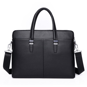 OEM-Bolso de cuero genuino para hombre, bolsa para ordenador portátil de negocios, de fábrica, productos de China - Product Image 1
