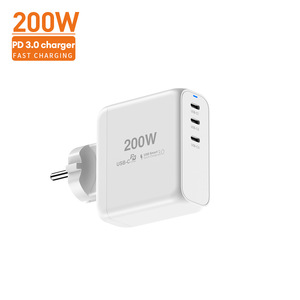 Commercio all'ingrosso 200W Super veloce testa di ricarica per Android per <span class=keywords><strong>iphone</strong></span> caricabatterie tipo c telefoni cellulari completamente compatibili tipo-C porta 3C - Product Image 4
