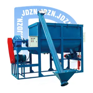 Feed Horizontal Grinder And Mixer Machine Used To Blend Materials Of Solid-solid