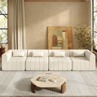 Échantillon de canapé modulaire en tissu performant pour mobilier de réception compressé, pour l'approvisionnement en gros, avec livraison gratuite