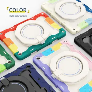 for iPad 9th Generation Case for Kids 2021 iPad Case 8th / 7th Gen 2020/2019 iPad 10.2 inch with 360 Kickstand Shoulder