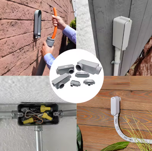 Boîtier de conduit en PVC homologué CETL, corps rigide électrique en plastique 1/2-3 pouces - Product Image 4