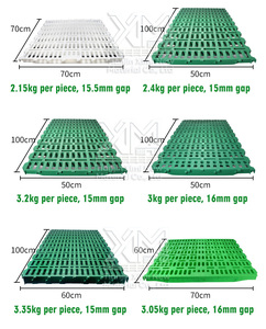 Suelo de Láminas de Plástico Resistente para Granjas, Suelo Antideslizante para Ovejas, Cabras, Cerdos y Terneros - Product Image 6