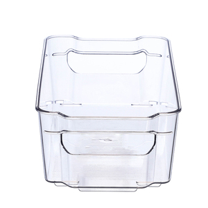 Clear Fridge Storage Boxes Containers Kitchen Refrigerator Transparent Fridge Organizer Set