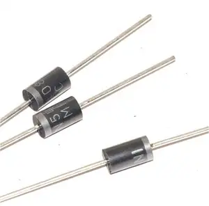 Diodo de micrófono rectificador de 3 amperios 3A 1000V 1N5400 1N5401 1N5402 In5408 1N5404 1N5406 1N5407 1N5408 Diodo Zener 12V