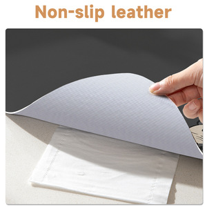 แผ่นรองให้อาหารสัตว์เลี้ยง รูปทรงสี่เหลี่ยมผืนผ้า ทำจากหนัง ทนทาน สำหรับสุนัขและแมว ใช้สำหรับเตียงนอนหรือกรง พร้อมลายการ์ตูน ขนาด 35x50 45x60 50x70 - Product Image 5