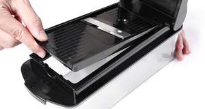 Cortador de Verduras Todo en Uno, Mandolina, Rebanador de <span class=keywords><strong>Alimentos</strong></span>, Picador de Verduras, Cortador de Cebolla con Contenedor, Utensilios de Cocina - Product Image 3