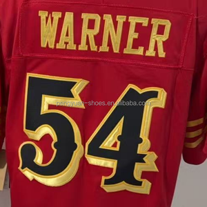 Maglia da Football Americano Trent Williams Rossa/Oro, Qualità Superiore, Cucita, Pronta per la Spedizione - Product Image 4