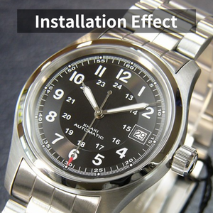 กระจกแซฟไฟร์ทรงโดมคู่ 32x3.0x1.3 มม. สำหรับตัวเรือน Ha/milton Field 38 สีฟ้าใส คริสตัล AR อะไหล่นาฬิกา H70455553 H70455733 <span class=keywords><strong>H70455133</strong></span> - Product Image 6