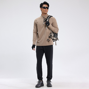 <span class=keywords><strong>Chándal</strong></span> deportivo con cremallera 1/4 para hombre, pantalones informales, traje de manga larga - Product Image 6