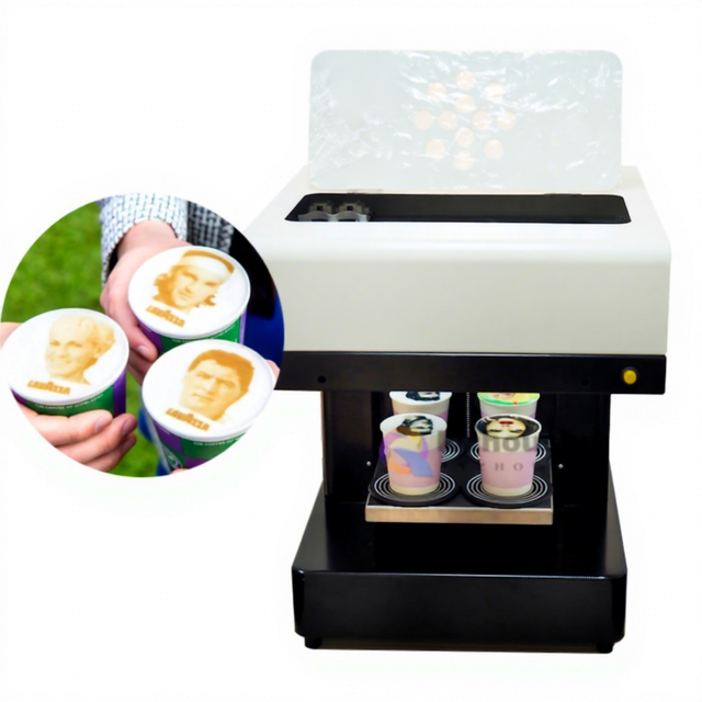 High Performance Coffee Printer Selfie Cake Latte Cookies Candy Bread Chocolate Food Pattern Printer Machine 3d Printer Shop
