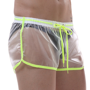 Divertidos Shorts Transparentes de PVC para Hombre, Estilo Gay, para Festivales del Orgullo <span class=keywords><strong>LGBT</strong></span> en Tailandia, Espectáculos Dramáticos, Ropa de <span class=keywords><strong>Bar</strong></span> y Club - Product Image 3