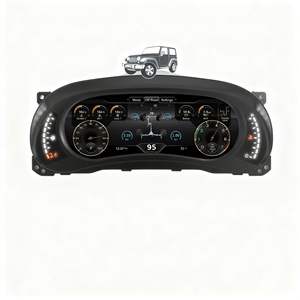 ขายส่งมาตรวัดความเร็วแบบดิจิตอลขนาด 12.3 นิ้ว สำหรับรถยนต์ จอ LCD แสดงผลมาตรวัดความเร็วและระยะทาง สำหรับรถจี๊ป แรงเลอร์ JK ปี 2011-2018 พวงมาลัยซ้าย/ขวา รับประกัน 1 ปี - Product Image 1