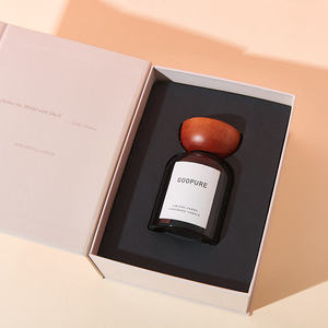 Perfume <strong>Reed</strong> <strong>Diffuser</strong> <strong>Bottle</strong> 4oz Empty Grey Essential Oil <strong>Bottles</strong> Glass Jar With Black Sticks - Product Image 5