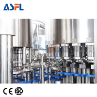 Ligne de remplissage de bouteilles PET de qualité alimentaire pour eau et boissons, entièrement automatique, contrôlée par PLC, haute précision, directement de l'usine