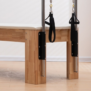 Máquina Reformer Clásica Multifuncional para Rehabilitación, Mesa <span class=keywords><strong>de</strong></span> Trapecio y <span class=keywords><strong>Cama</strong></span> Oscilante con Sistema <span class=keywords><strong>de</strong></span> Torre Robusto para Uso Terapéutico - Product Image 4