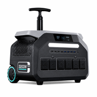 Station d'alimentation portable P2400 2048Wh LiFePO4, générateur solaire MPPT à onde sinusoïdale pure, alimentation de secours pour voiture, maison, camping-car, camping et extérieur