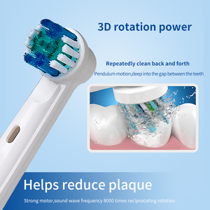 All'ingrosso Logo personalizzato a casa denti dentali sbiancamento ricaricabile <span class=keywords><strong>B</strong></span> orale intelligente spazzolino elettrico con 2 testina - Product Image 5