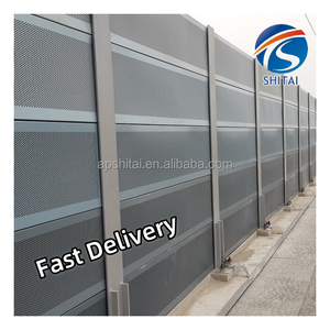 Barrière acoustique sur mesure, <span class=keywords><strong>anti</strong></span>-corrosion, barrières acoustiques personnalisées, 1960*500*40mm, clôture insonorisée pour bâtiment - Product Image 3