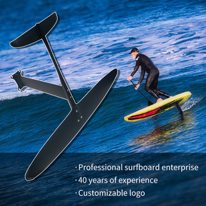 Cánh nhỏ Carbon wingfoil tàu cánh lướt ván ván lướt sóng kitesurf lá cánh màu đen/vàng Đại Dương sử dụng - Product Image 3