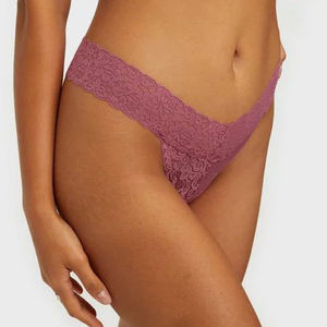 Donne nella vita quotidiana mutandine senza cuciture <span class=keywords><strong>in</strong></span> Nylon di cotone mutandine <span class=keywords><strong>in</strong></span> pizzo a vita alta biancheria intima tinta unita mutandine da donna Sexy - Product Image 3