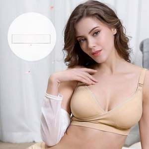 <span class=keywords><strong>Sujetador</strong></span> de Maternidad Ajustable para Mujer, Transpirable, de Punto Sólido, con Broches Delanteros, Sin Varillas, para <span class=keywords><strong>Lactancia</strong></span> y Deporte - Product Image 1